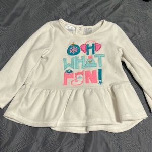 Oh what fun fleece sweatshirt
